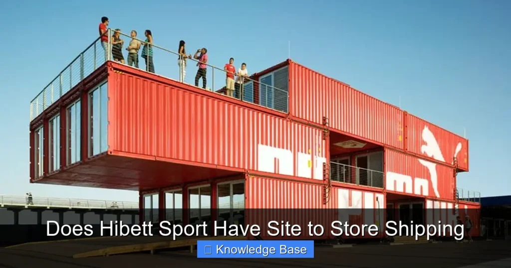Does Hibett Sport Have Site to Store Shipping