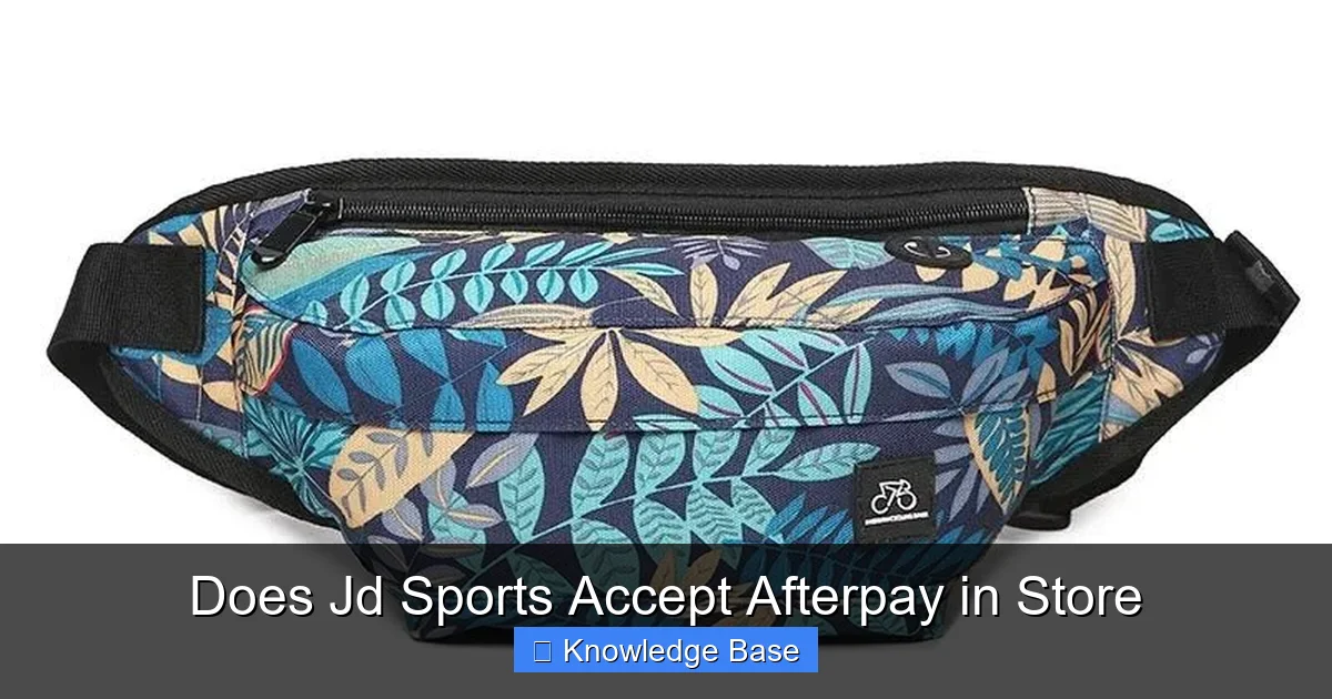 Does Jd Sports Accept Afterpay in Store