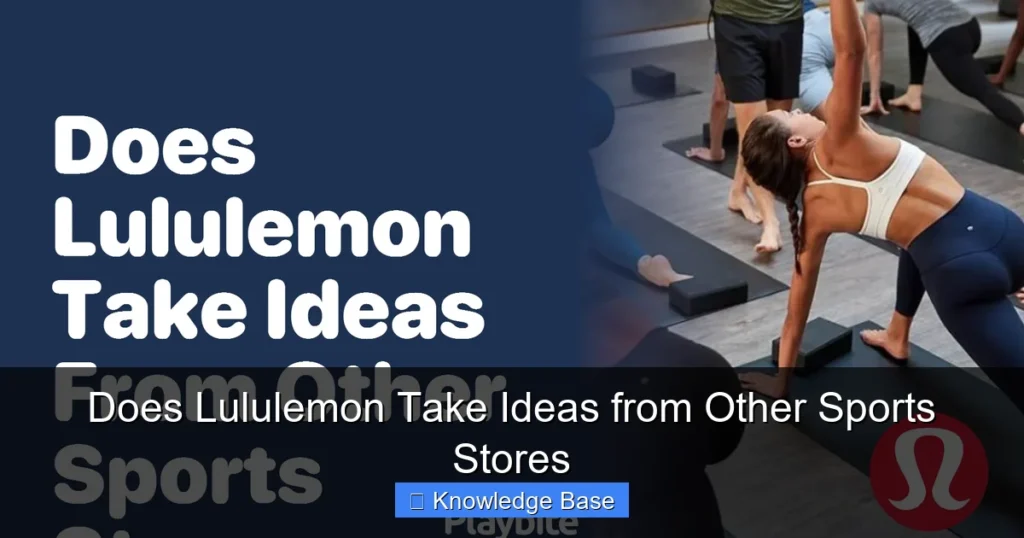 Does Lululemon Take Ideas from Other Sports Stores
