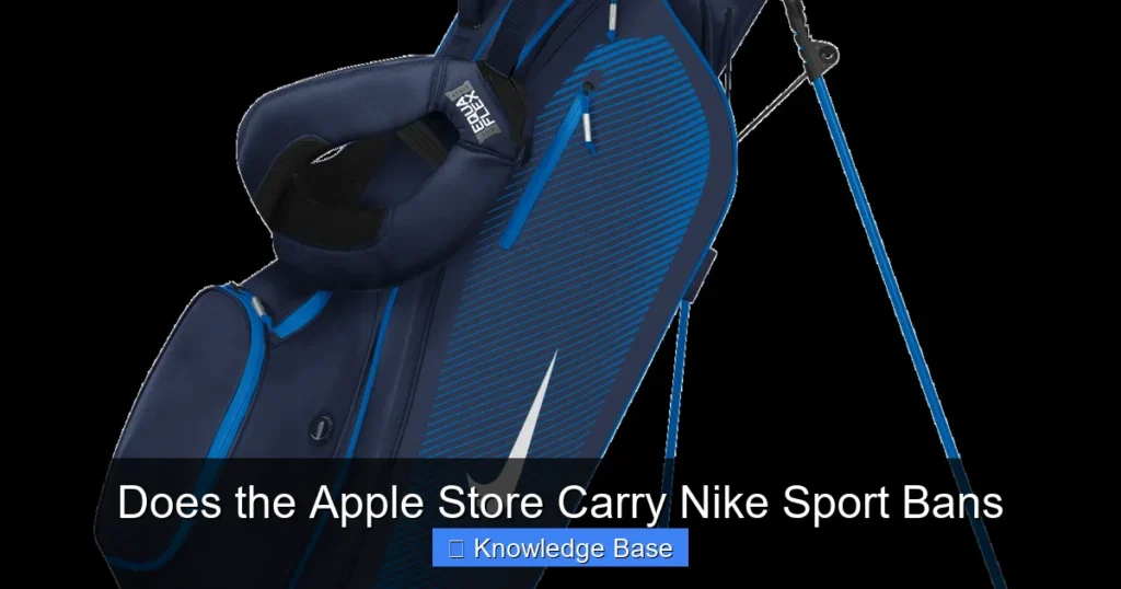 Does the Apple Store Carry Nike Sport Bans