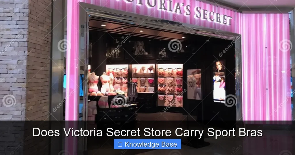 Does Victoria Secret Store Carry Sport Bras
