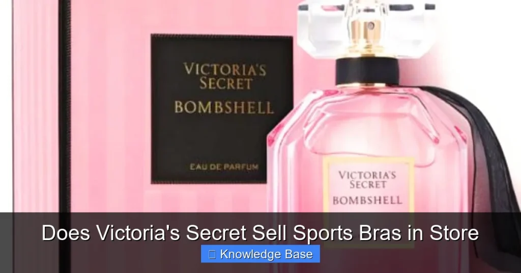 Does Victoria's Secret Sell Sports Bras in Store