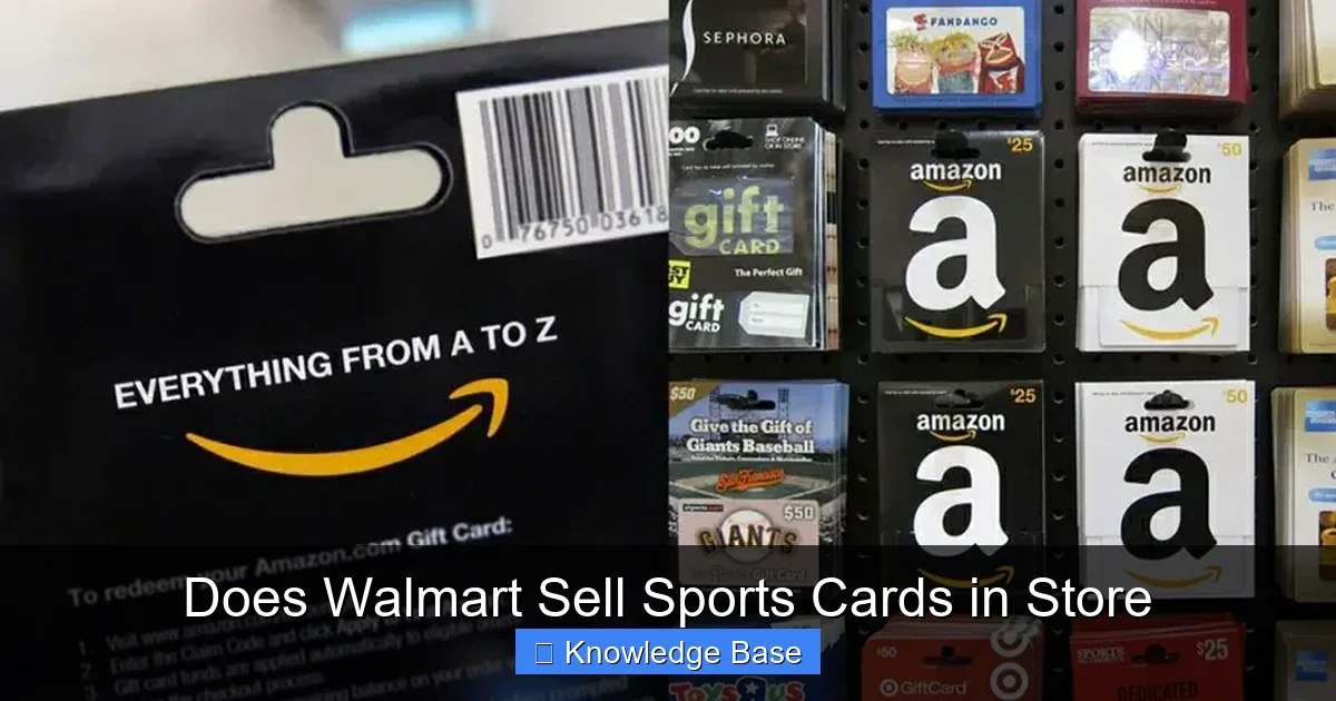 Does Walmart Sell Sports Cards in Store