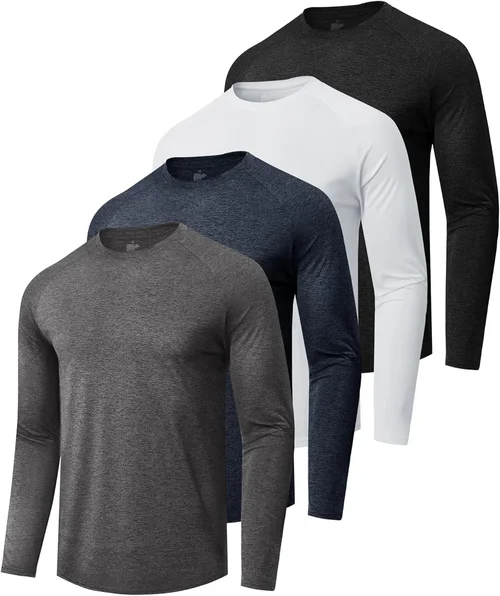4 Pack Long Sleeve Shirts for