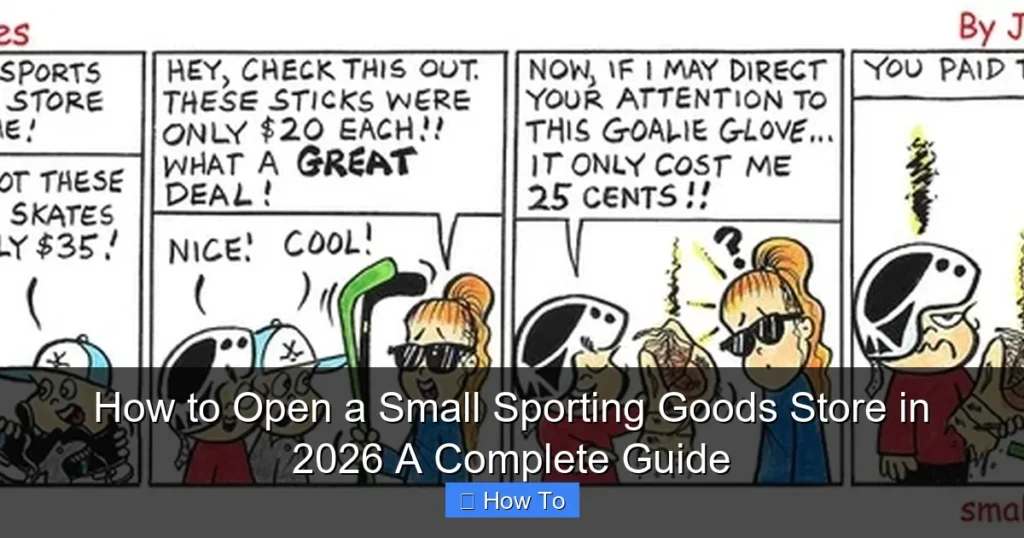 How to Open a Small Sporting Goods Store in 2026 A Complete Guide