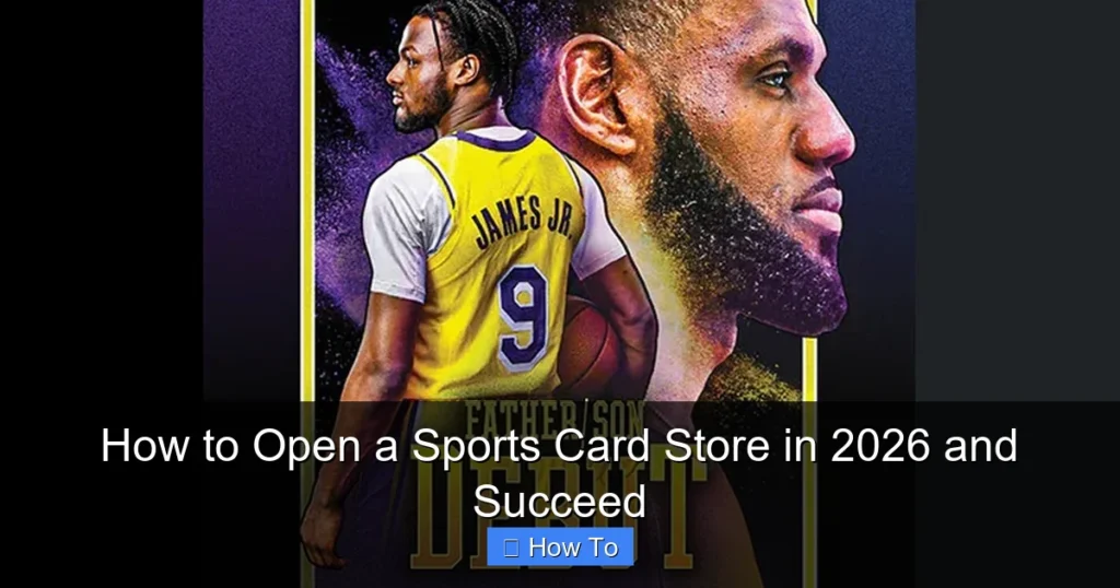How to Open a Sports Card Store in 2026 and Succeed