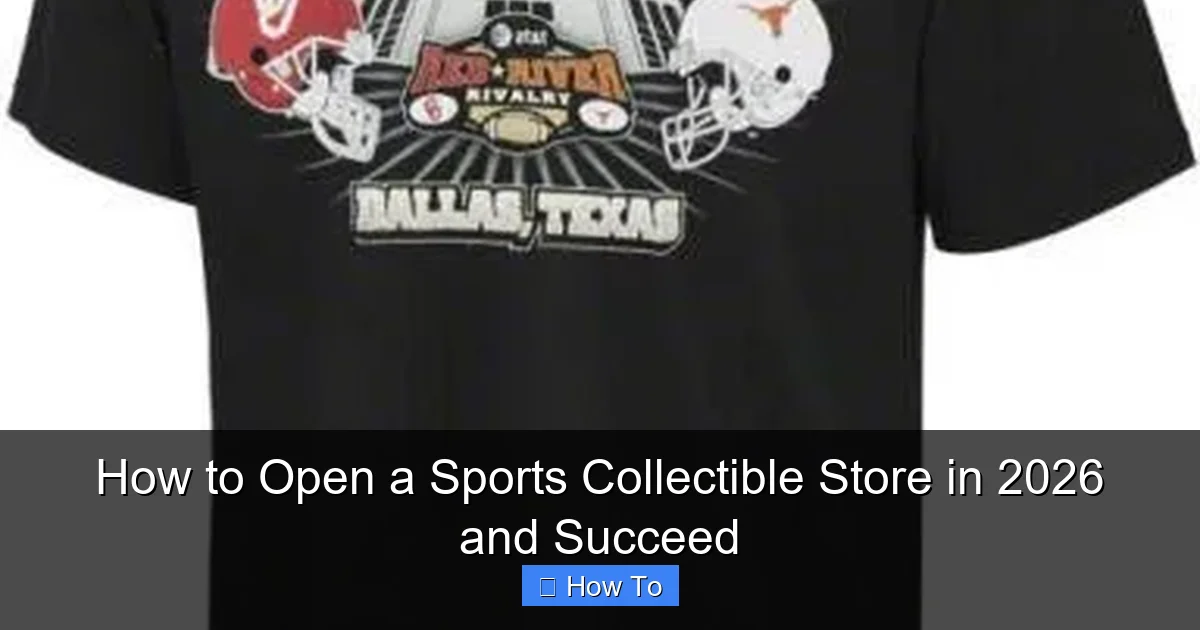 How to Open a Sports Collectible Store in 2026 and Succeed