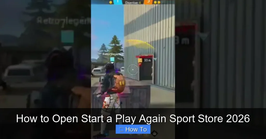 How to Open Start a Play Again Sport Store 2026