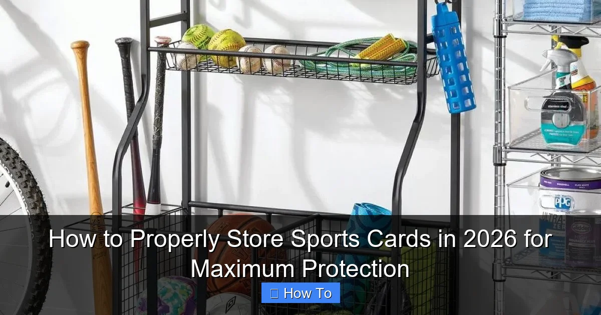 How to Properly Store Sports Cards in 2026 for Maximum Protection