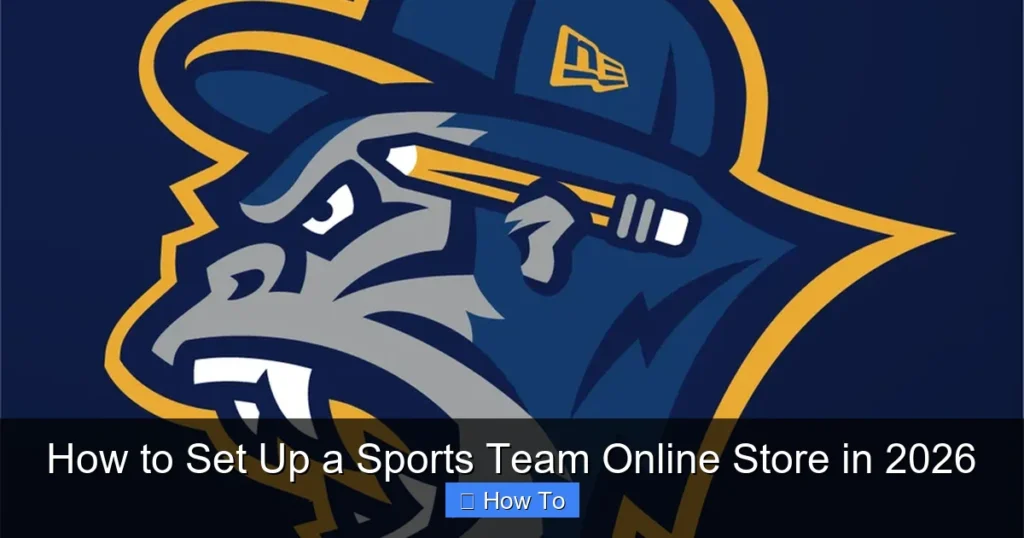 How to Set Up a Sports Team Online Store in 2026
