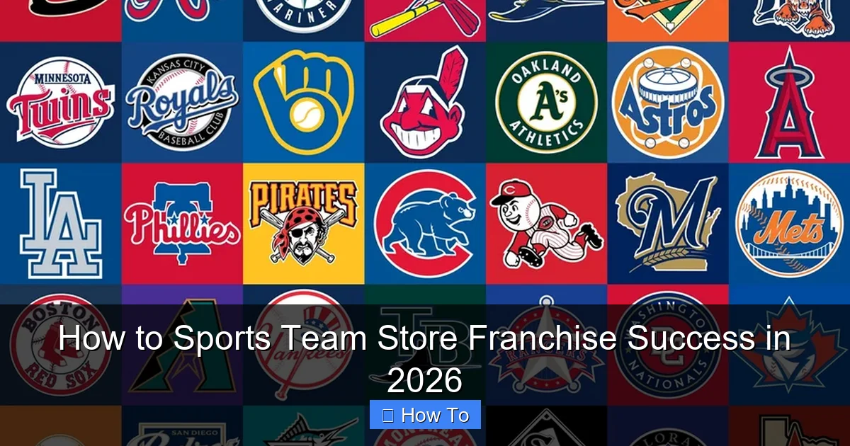 How to Sports Team Store Franchise Success in 2026
