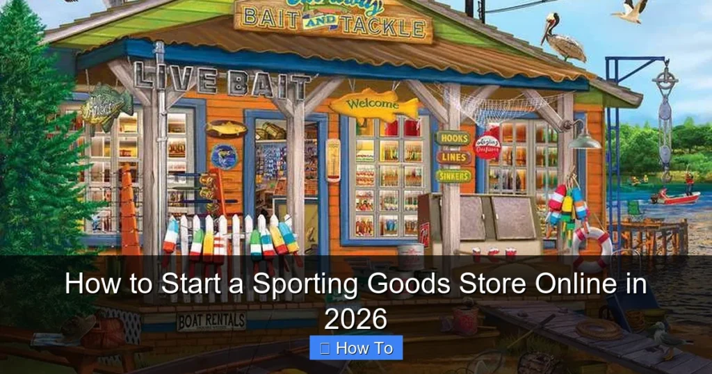 How to Start a Sporting Goods Store Online in 2026