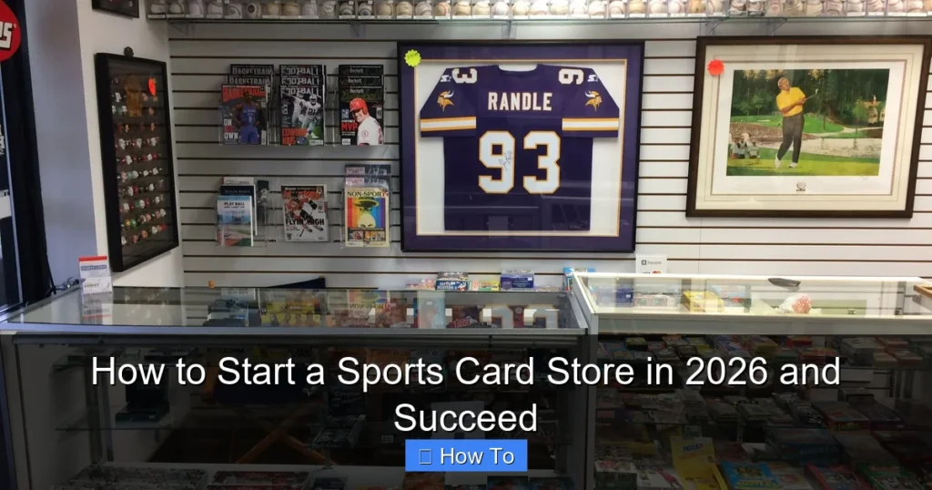 How to Start a Sports Card Store in 2026 and Succeed
