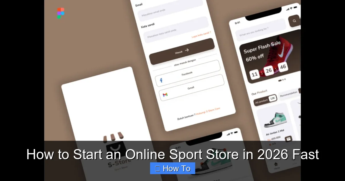 How to Start an Online Sport Store in 2026 Fast