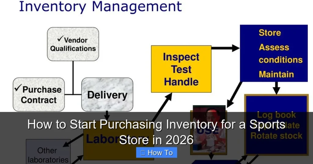 How to Start Purchasing Inventory for a Sports Store in 2026