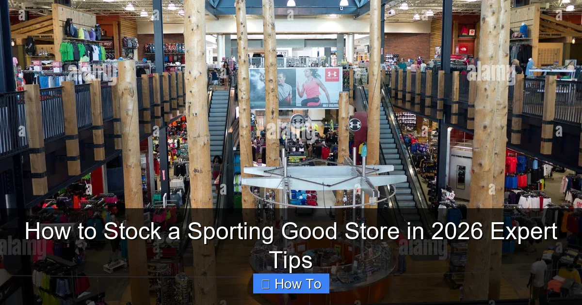 How to Stock a Sporting Good Store in 2026 Expert Tips