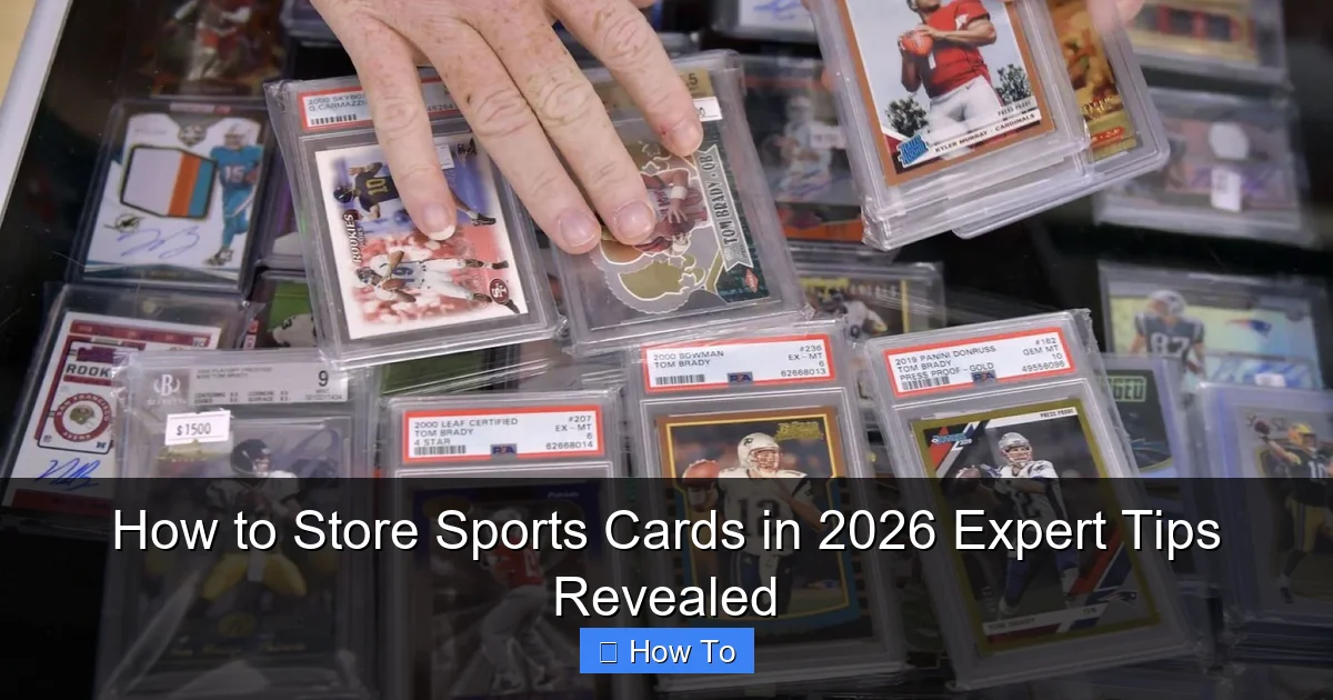 How to Store Sports Cards in 2026 Expert Tips Revealed