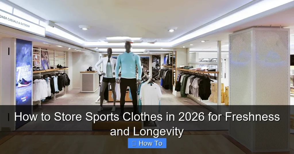 How to Store Sports Clothes in 2026 for Freshness and Longevity