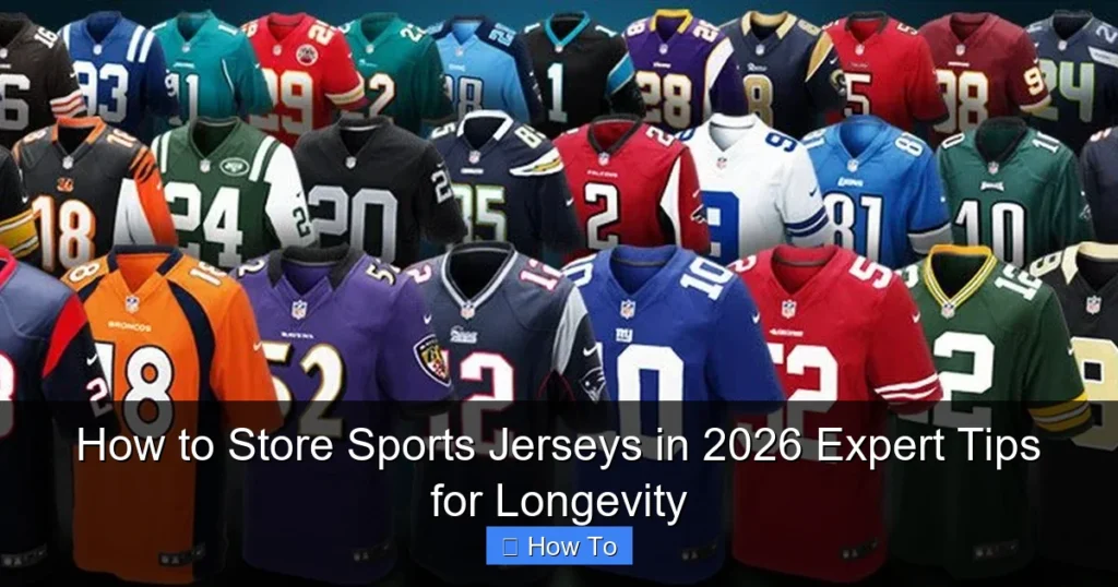 How to Store Sports Jerseys in 2026 Expert Tips for Longevity