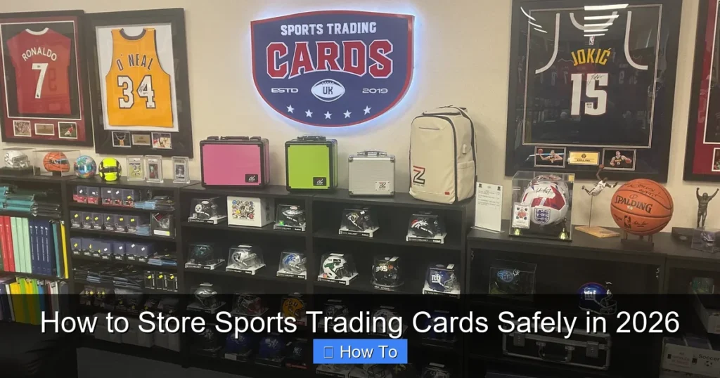 How to Store Sports Trading Cards Safely in 2026