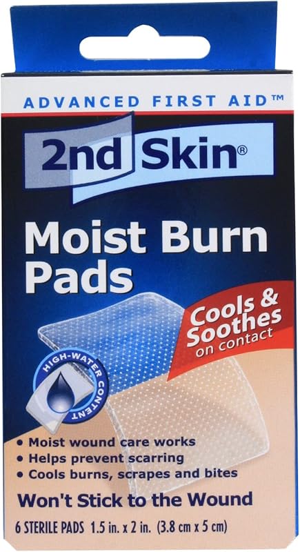 Spenco 2nd Skin Moist Burn Pads, Small , 6-Count