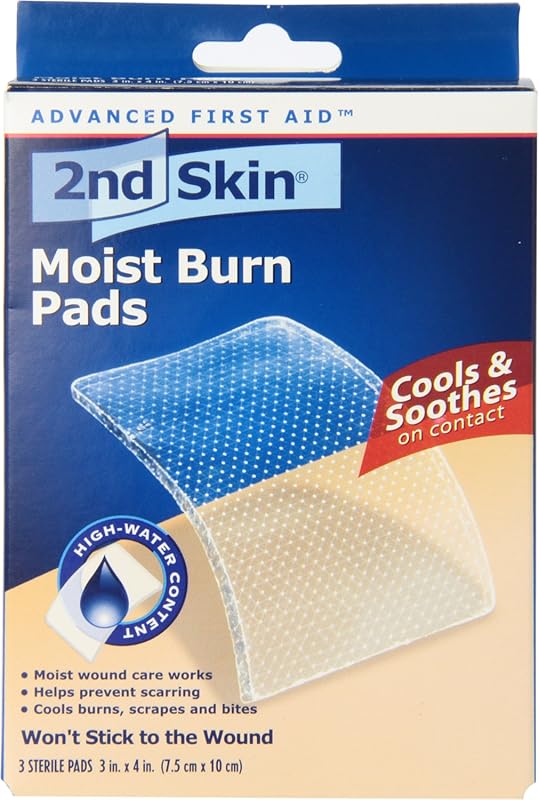 Spenco 2nd Skin Moist Burn Pads, Large , 3-Count