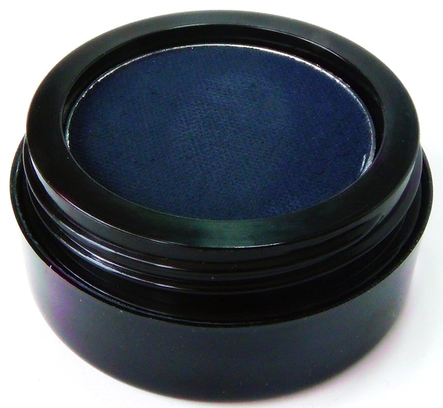Matte Cool Dark Navy Blue Cake Eyeliner & Pressed Eyeshadow, Water Act