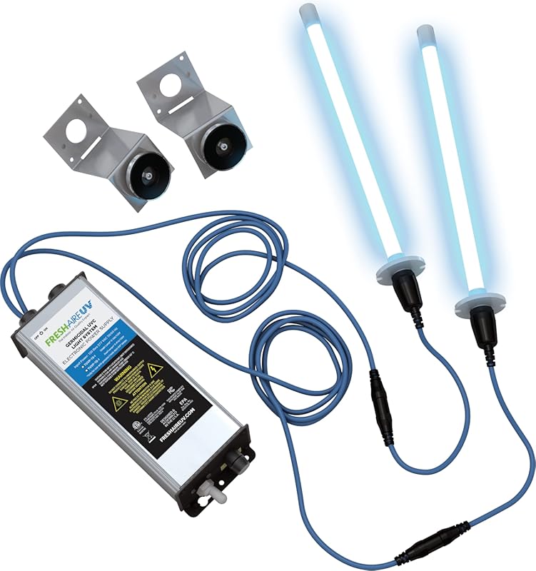 Fresh-Aire UV AHU Series Germicidal UV Light Home Air Purifier, Includ