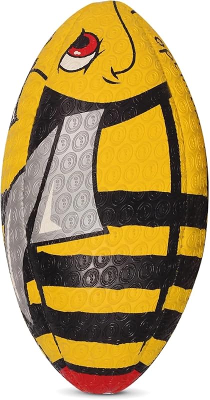 Optimum Stinger Rugby Ball for League and Union in Black and Yellow