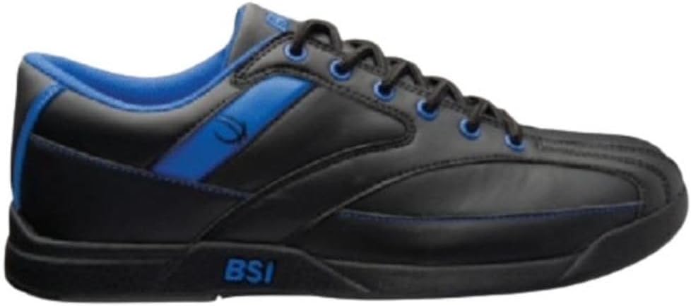 BSI Mens Sport Shoe - Lightweight Leather Bowling Shoes with Smooth Sl