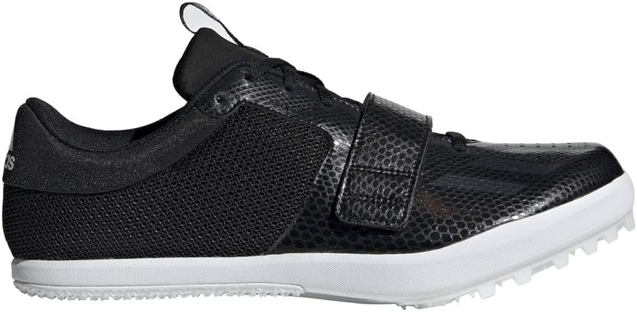 adidas Jumpstar Spike Shoe - Men's Track & Field 15 Core Black/White