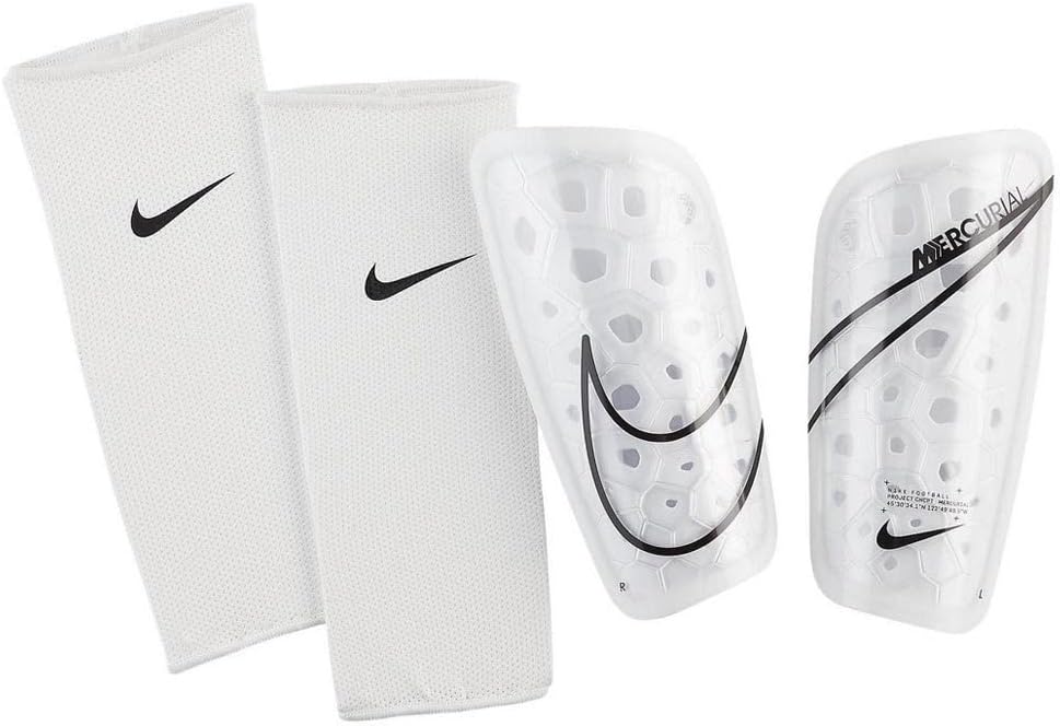 Nike Mercurial Lite Shin Guards White/Black/White MD