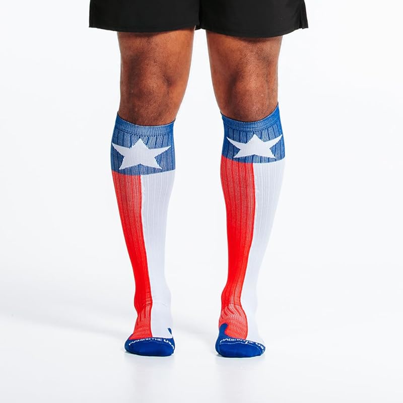 PRO Compression Running Marathon Socks - Calf-Length Travel and Sports