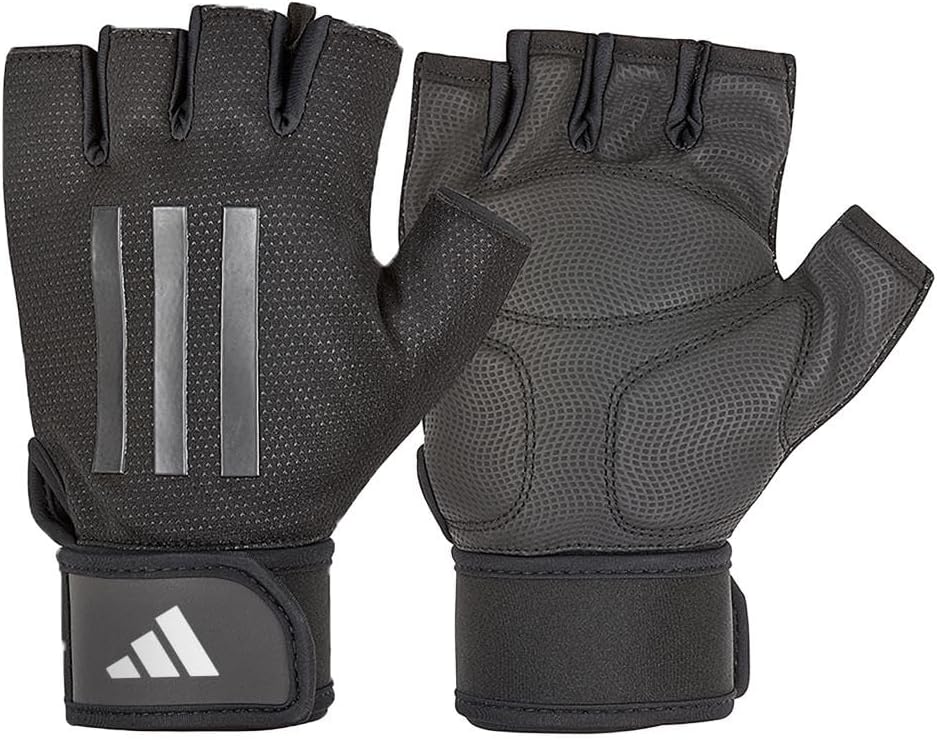 Adidas Elite Training & Weightlifting Gloves, Fingerless Workout Glove