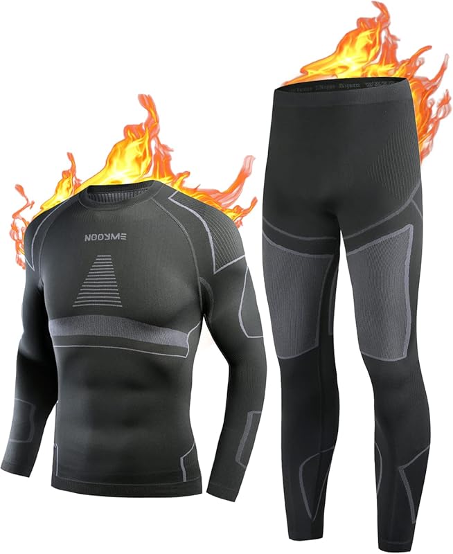 NOOYME Thermal Underwear Long Johns for Men - Long Underwear Base Laye