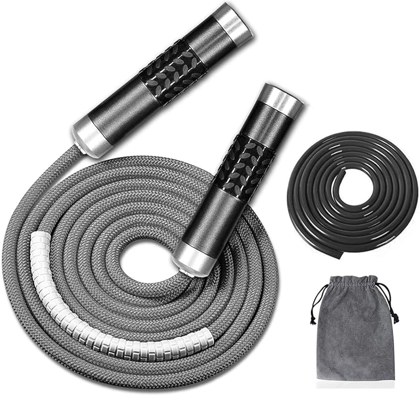Redify Weighted Jump Rope for Workout Fitness, Tangle-Free Ball Bearin