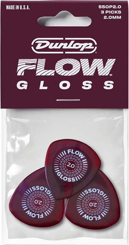 Jim Dunlop Flow® Gloss Pick 2.0MM