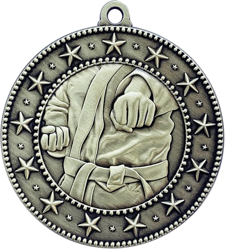 10 to 100 Packs of EMDC Style Martial Arts Medals