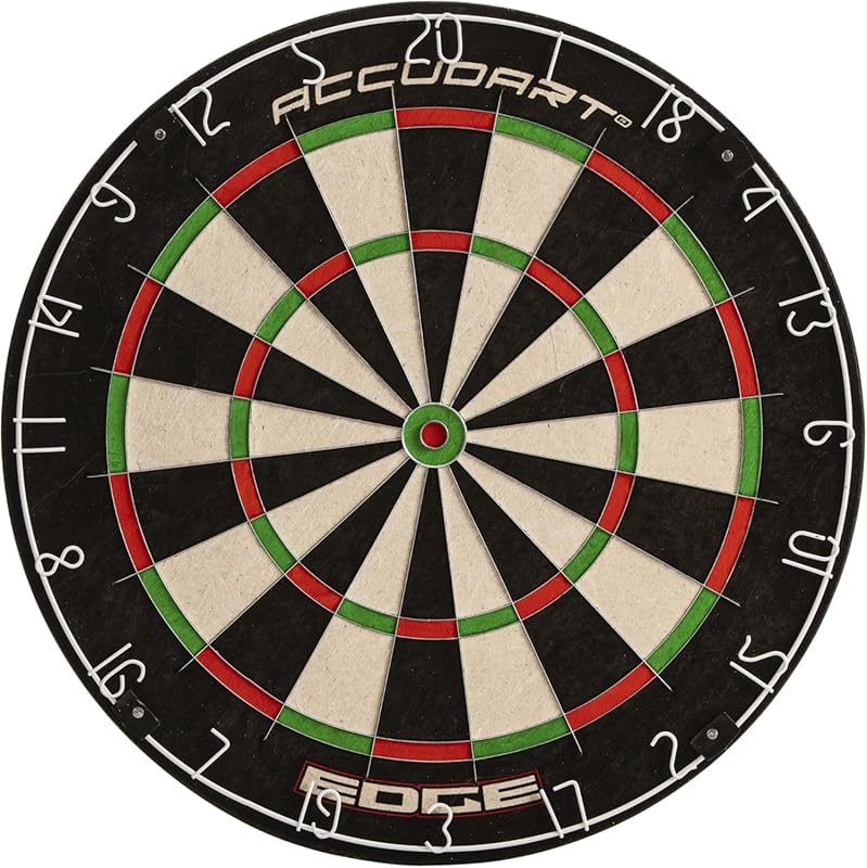 Accudart Edge Bristle Dartboard - Razor Thin Spider Wire Reduces Bounc