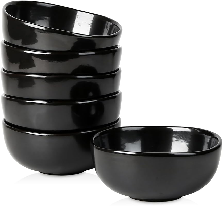 vicrays Ceramic Cereal Bowls Set - Porcelain 26 Ounce Soup Salad Bowls