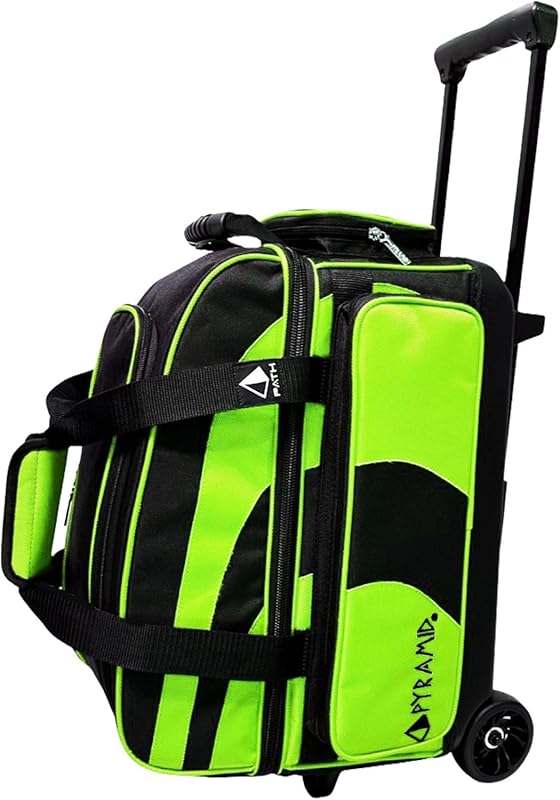 Pyramid Deluxe Double Roller 2 Ball Bowling Bag with Large Separate Sh