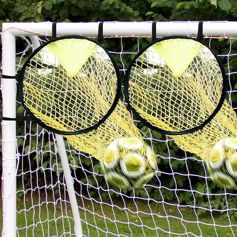 Football Target Net, Easy to Attach and Detach Soccer Goal Net for Goa