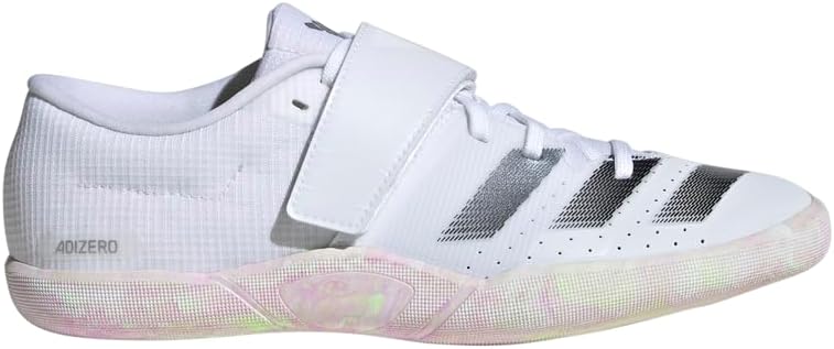 adidas Mens Adizero Throws Running Sneakers Shoes - White