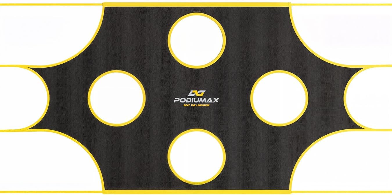 Soccer Goal Target Net with 10 Scoring Zones, 16x7 FT Adjustable Train