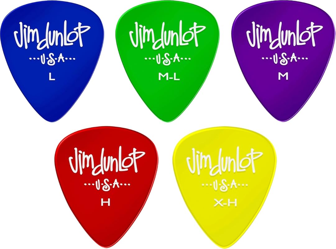 Dunlop Gels Guitar Picks Sample Variety Mix Pack  10/Player's Pack