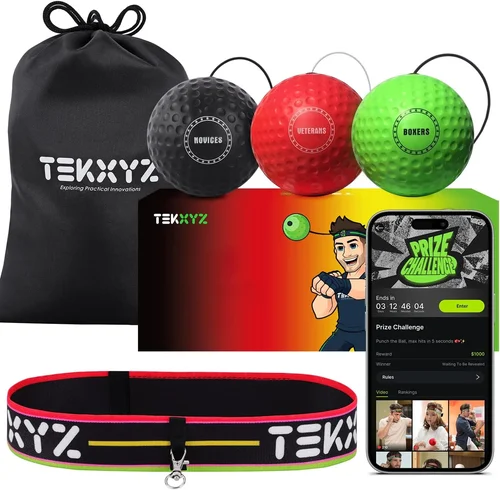 TEKXYZ® Reflex Ball with Count