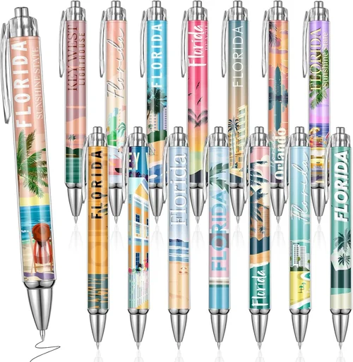 15 Pcs Florida Travel Ballpoin