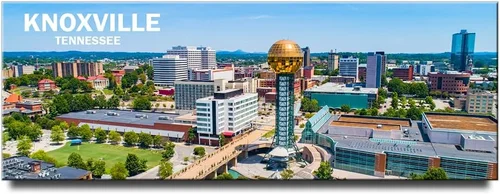 Knoxville Panoramic Fridge Mag