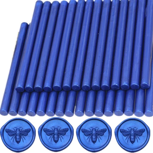 Wax Seal Sticks Sea Blue, 30pc