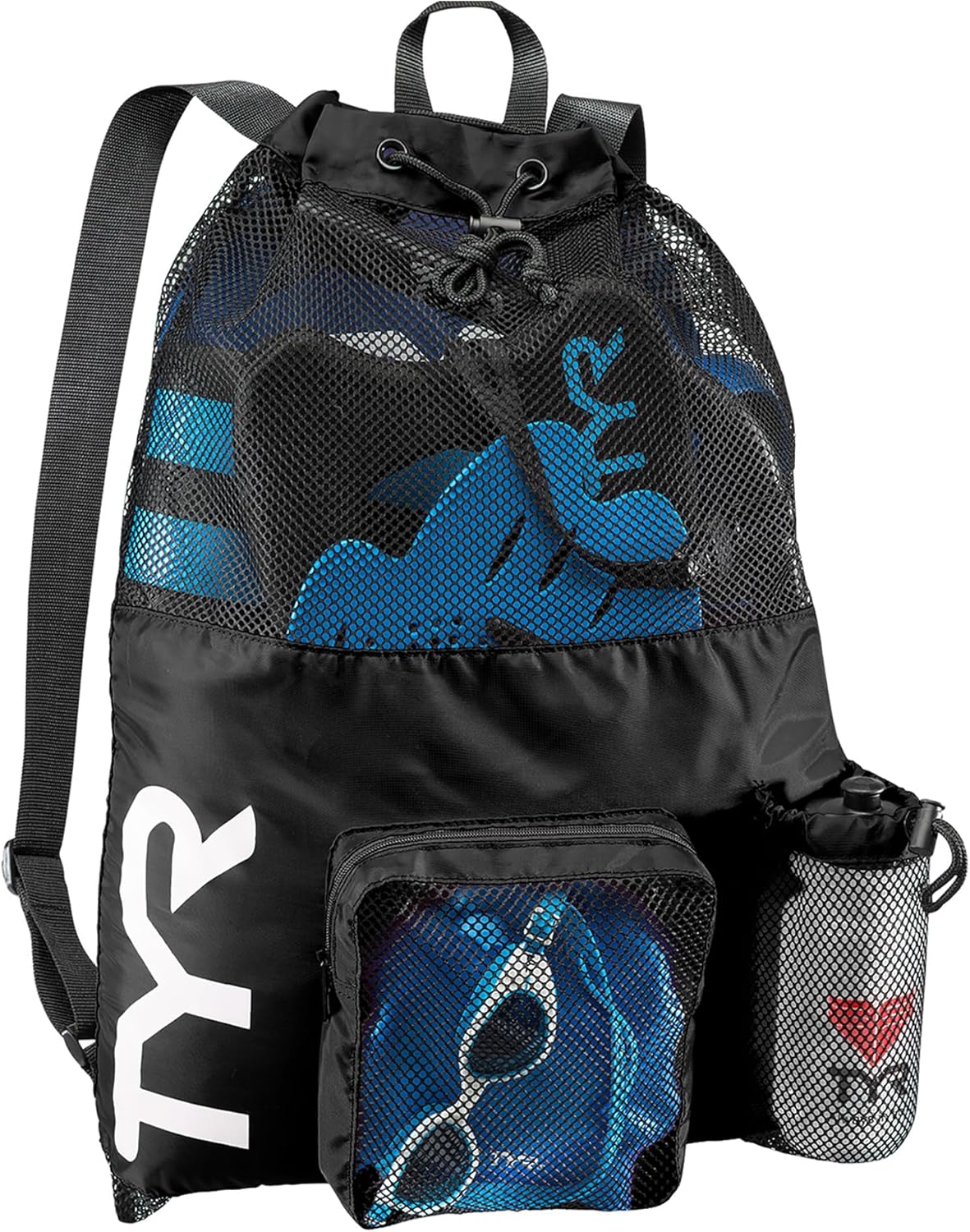 TYR 40L Big Mesh Mummy Backpack – Swim, Gym & Workout Gear Storage